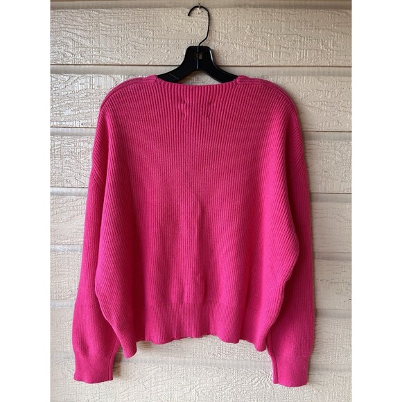 Apparis womens Andi Oversized Cardigan Sweater size OS (One Size) Shock Pink - Picture 4 of 8